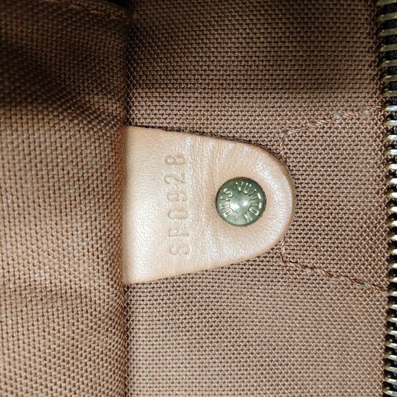 Authentic Louis Vuitton Satchel Bag Speedy 35 Monogram Used LV Handbag Vintage - Picture 7 of 10